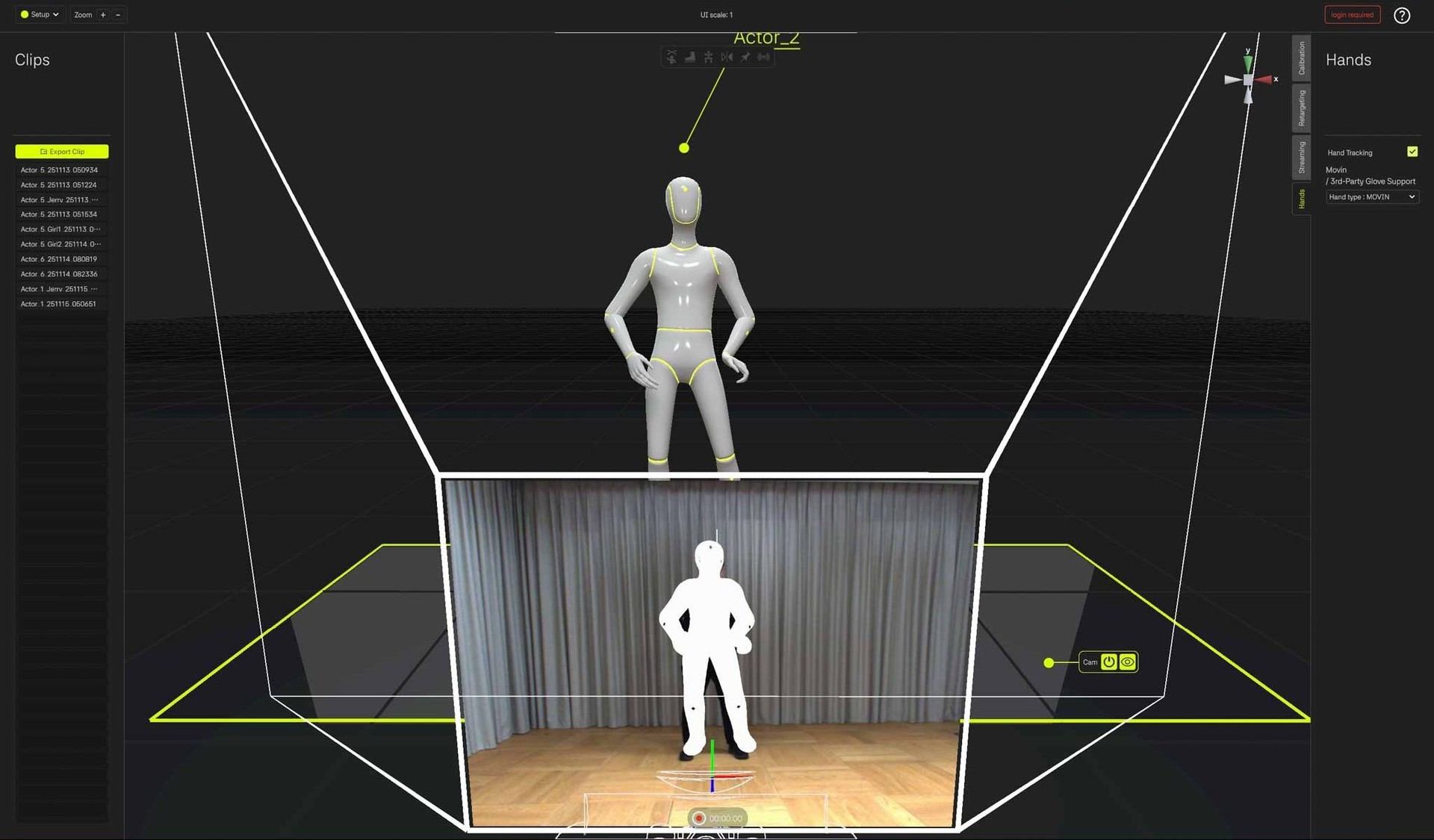 Both arms are moved behind the body, causing the hands to become hidden.